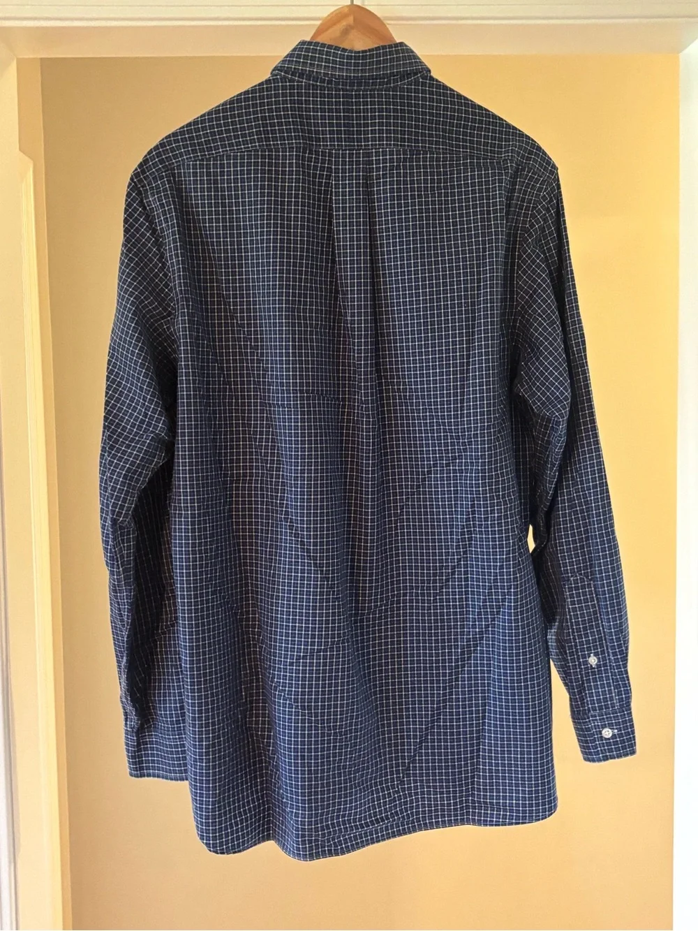 Polo by Ralph Lauren Navy Grid Button-Down Shirt